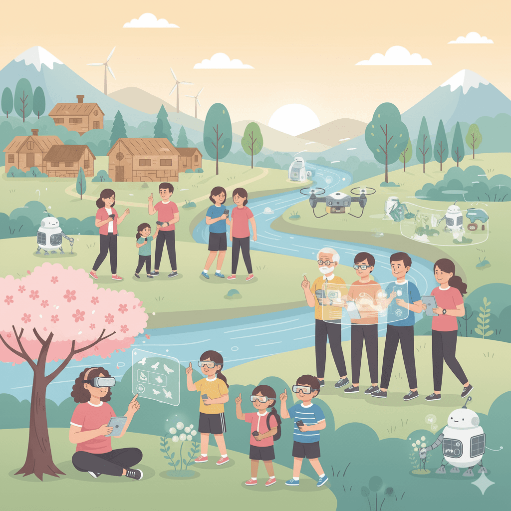 Community technology integration - families and professionals using modern technology solutions in a connected environment