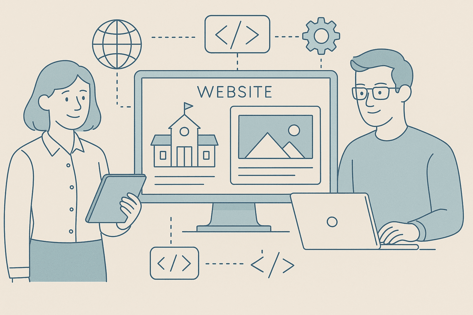 Professional Website Development - Modern, AI-Powered Solutions for Government and Education